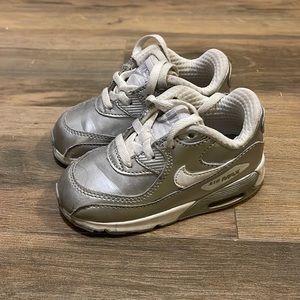 Nike Air Max 90 Prem LTR Metallic 724873-100 TD Size 7C Rare Grail Premium Run
